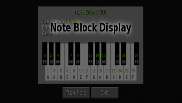 Музыка в майнкрафте из нотных блоков схемы